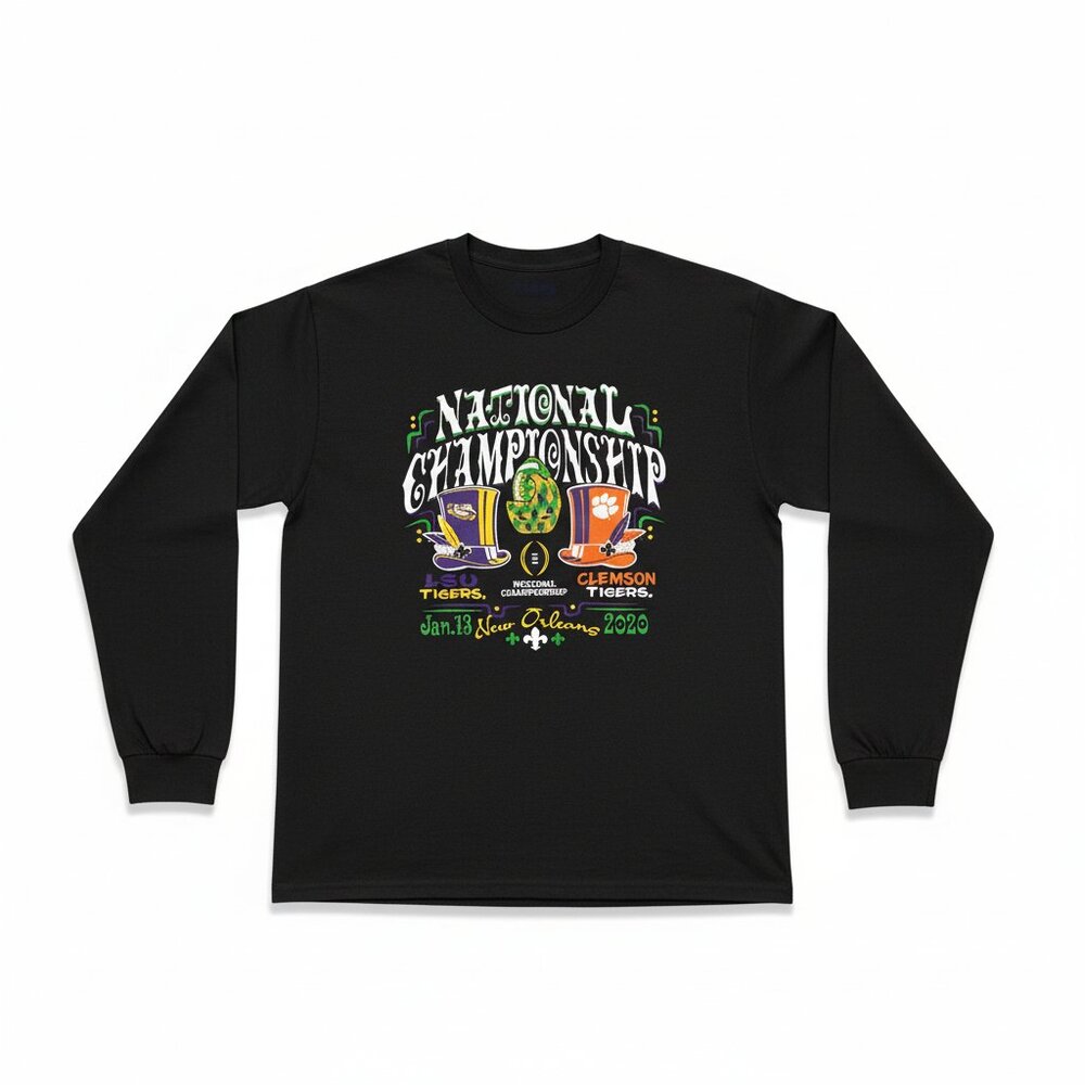 2020 National Championship Long-Sleeve Tee (LSU vs Clemson)